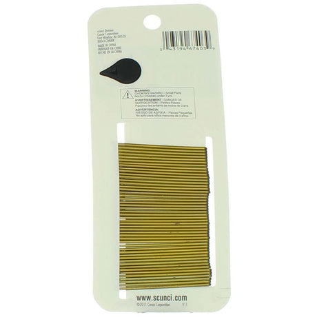 scünci No Slip Grip Hair Bobby Pins - Light Brunette, 48 count-043194674039-LR-192242-2-LR eShop