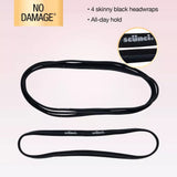 scünci No-Slip Grip Headbands - Black, 4 count-043194583232-LR-178364-5-LR eShop