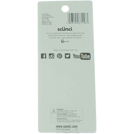 scünci No-slip Grip Oval Top Mini Jaw Clips, 8 count-043194371587-LR-204217-2-LR eShop