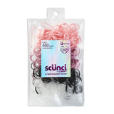 scünci Polyband Elastics Hair Ties with Reusable Pouch - Assorted Pinks, 450 count-043194104550-LR-360905-1-LR eShop