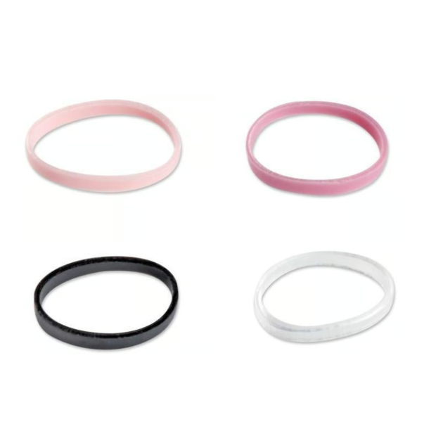scünci Polyband Elastics Hair Ties with Reusable Pouch - Assorted Pinks, 450 count-043194104550-LR-360905-4-LR eShop