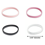 scünci Polyband Elastics Hair Ties with Reusable Pouch - Assorted Pinks, 450 count-043194104550-LR-360905-6-LR eShop