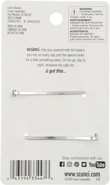 scünci Real Style Bobby Pins with Cubic Zirconia Stones, 2 count-043194334476-LR-335051-2-LR eShop
