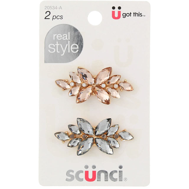 scünci Real Style Jean Wire Hair Barrettes, 2 count-043194205349-LR-332513-1-LR eShop