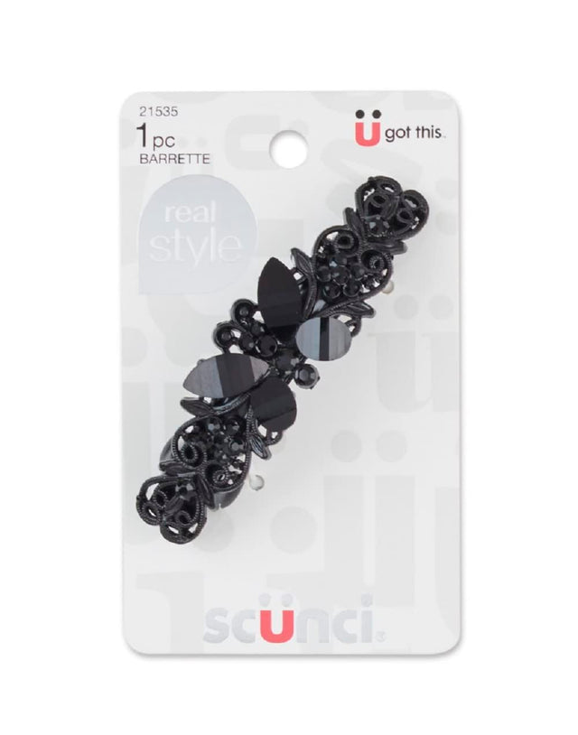 scünci Real Style Metal Butterfly Hair Barrette - Black-043194215355-LR-335020-1-LR eShop