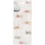 scünci Real Style Mini Metal Rhinestone Jaw Clips, 6 count-043194326525-LR-337461-1-LR eShop