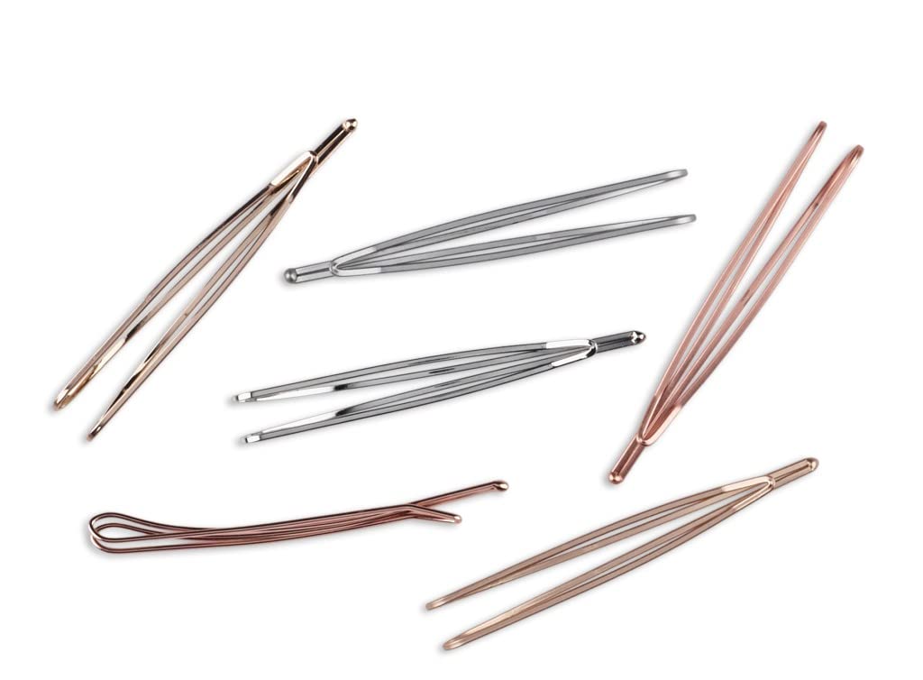 scünci Real Style Open Metal Bobby Pins - Assorted Metals, 6 count-043194334537-LR-333725-3-LR eShop