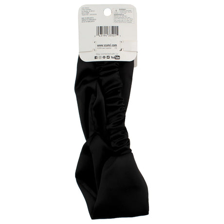 scünci Real Style Satin Turban Headwrap - Black-043194335015-LR-335413-2-LR eShop
