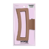 Scünci Recycled Large Open Rectangle Claw Clip for Thick Hair - Matte Beige-043194601479-LR-354158-1-LR eShop
