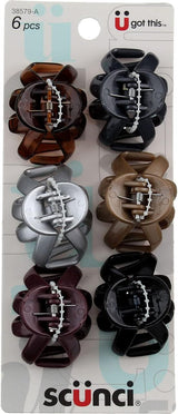 scünci Small Octopus Jaw Clips - Assorted Color, 6 count-043194385799-LR-274806-1-LR eShop