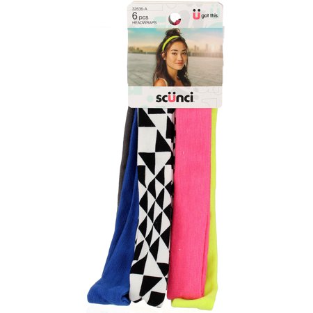 scünci Solid Headwraps - Assorted, 6 count-043194326365-LR-335043-1-LR eShop