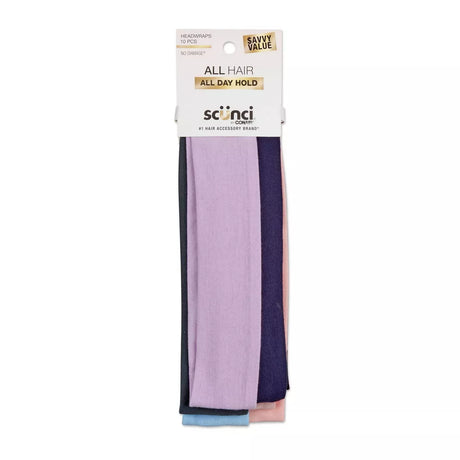scünci Stretch Polyester Headbands - Pastels, 10 count-043194603633-LR-351108-1-LR eShop