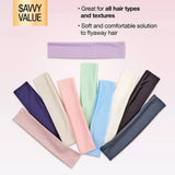scünci Stretch Polyester Headbands - Pastels, 10 count-043194603633-LR-351108-5-LR eShop