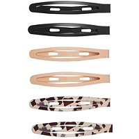 scünci The Basik Edition Oval Snap Barrettes, 6 count-043194350285-LR-339159-2-LR eShop