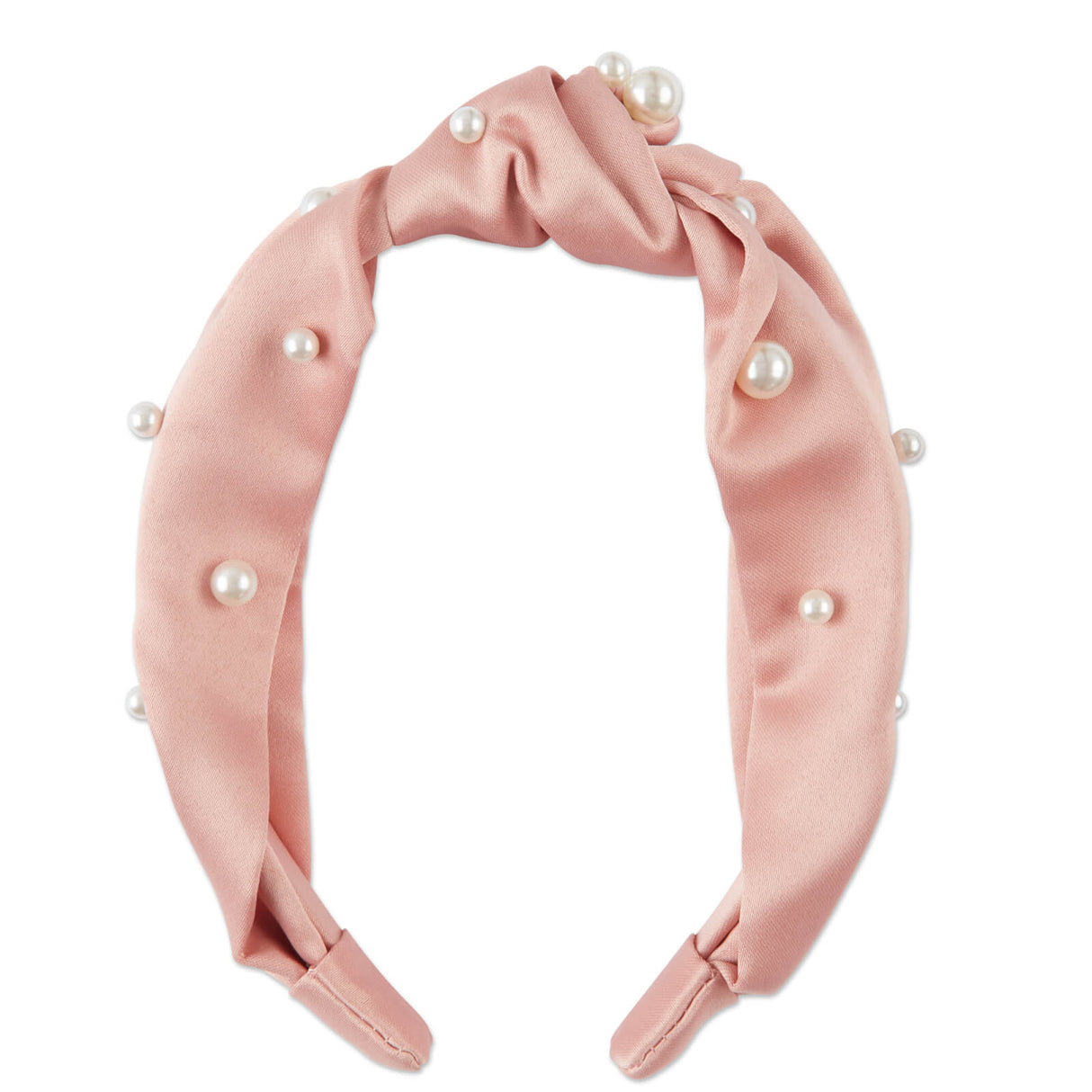 scünci The Basik Edition Pearl Turban Headband - Blush Pink-043194350322-LR-338828-2-LR eShop
