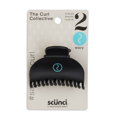 scünci The Curl Collective 2 Wavy Hair Strong Hold Jaw Clip - Black-043194352852-LR-342224-1-LR eShop