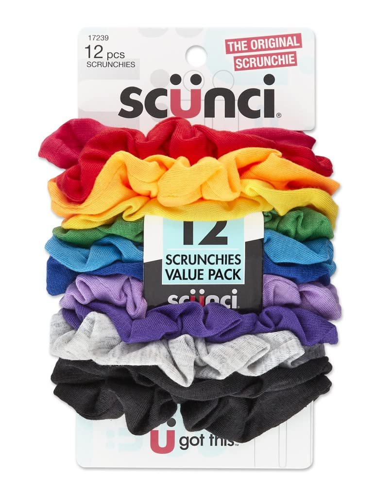 scünci The Original Scrunchie Interlock Twisters Set - Assorted Colors, 12 count-043194172399-LR-301410-1-LR eShop
