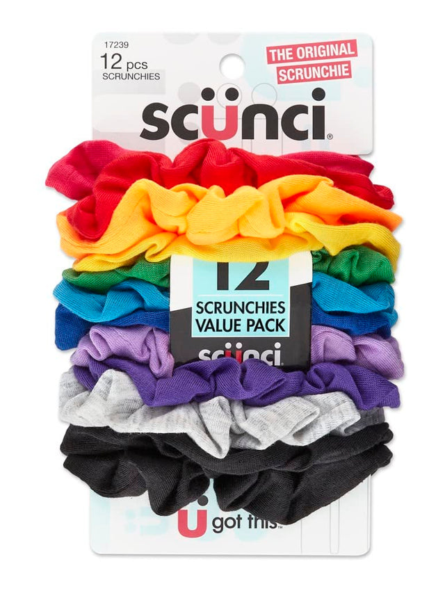 scünci The Original Scrunchie Interlock Twisters Set - Assorted Colors, 12 count-043194172399-LR-301410-1-LR eShop