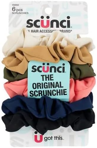 scünci The Original Scrunchie Luxury Satin Twisters, 6 count-043194703500-LR-341247-1-LR eShop