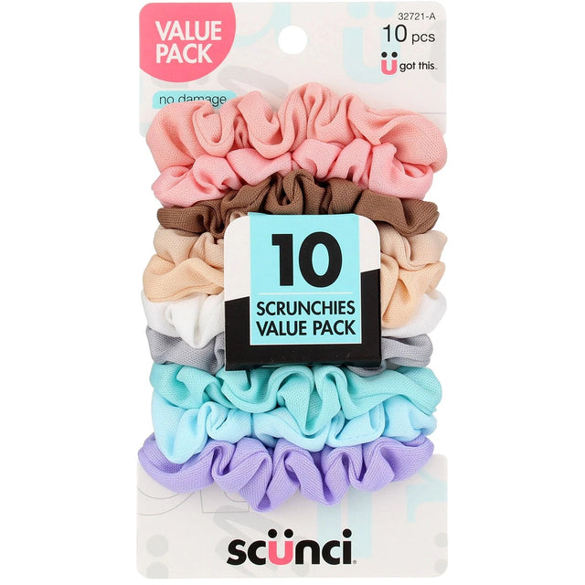 scünci The Original Scrunchie No Damage Value Pack - Assorted, 10 count-043194327218-LR-335046-1-LR eShop