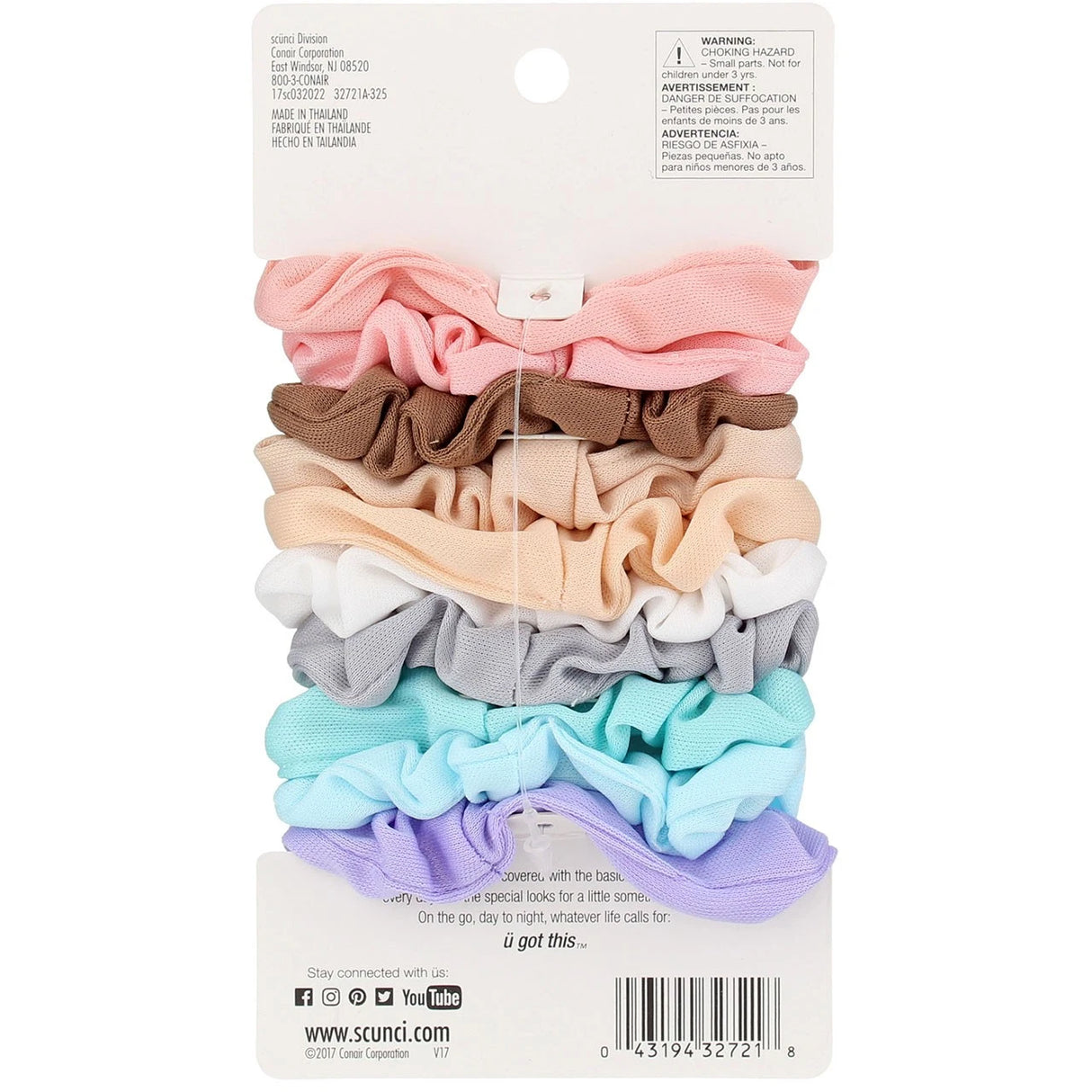 scünci The Original Scrunchie No Damage Value Pack - Assorted, 10 count-043194327218-LR-335046-2-LR eShop