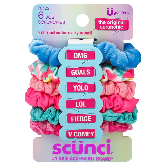 scünci The Original Scrunchie Tween Mood Twisters, 6 count-043194704224-LR-340800-1-LR eShop