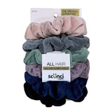 scünci The Original Scrunchie Velvet Textured Twisters - Assorted Warm Winter Colors, 6 count-043194703586-LR-339177-1-LR eShop