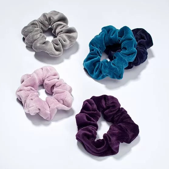 scünci The Original Scrunchie Velvet Textured Twisters - Assorted Warm Winter Colors, 6 count-043194703586-LR-339177-3-LR eShop