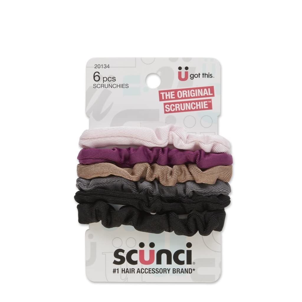 scünci The Original Scrunchie Work out Chill Ponytailers, 6 count-043194201341-LR-319457-1-LR eShop