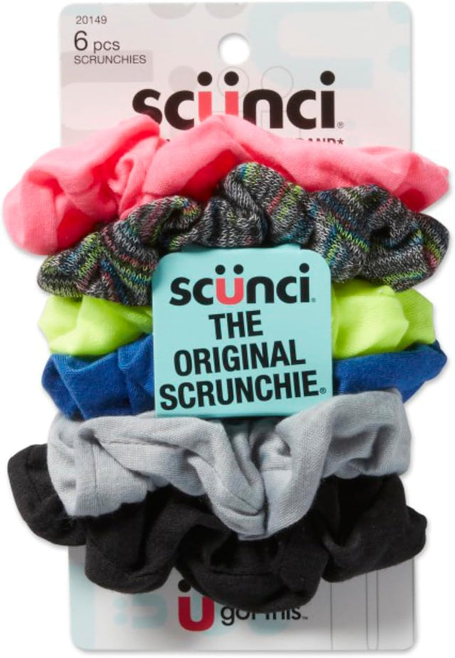 scünci The Original Scrunchie Woven Twisters - Neon, 6 count-043194201495-LR-291753-1-LR eShop