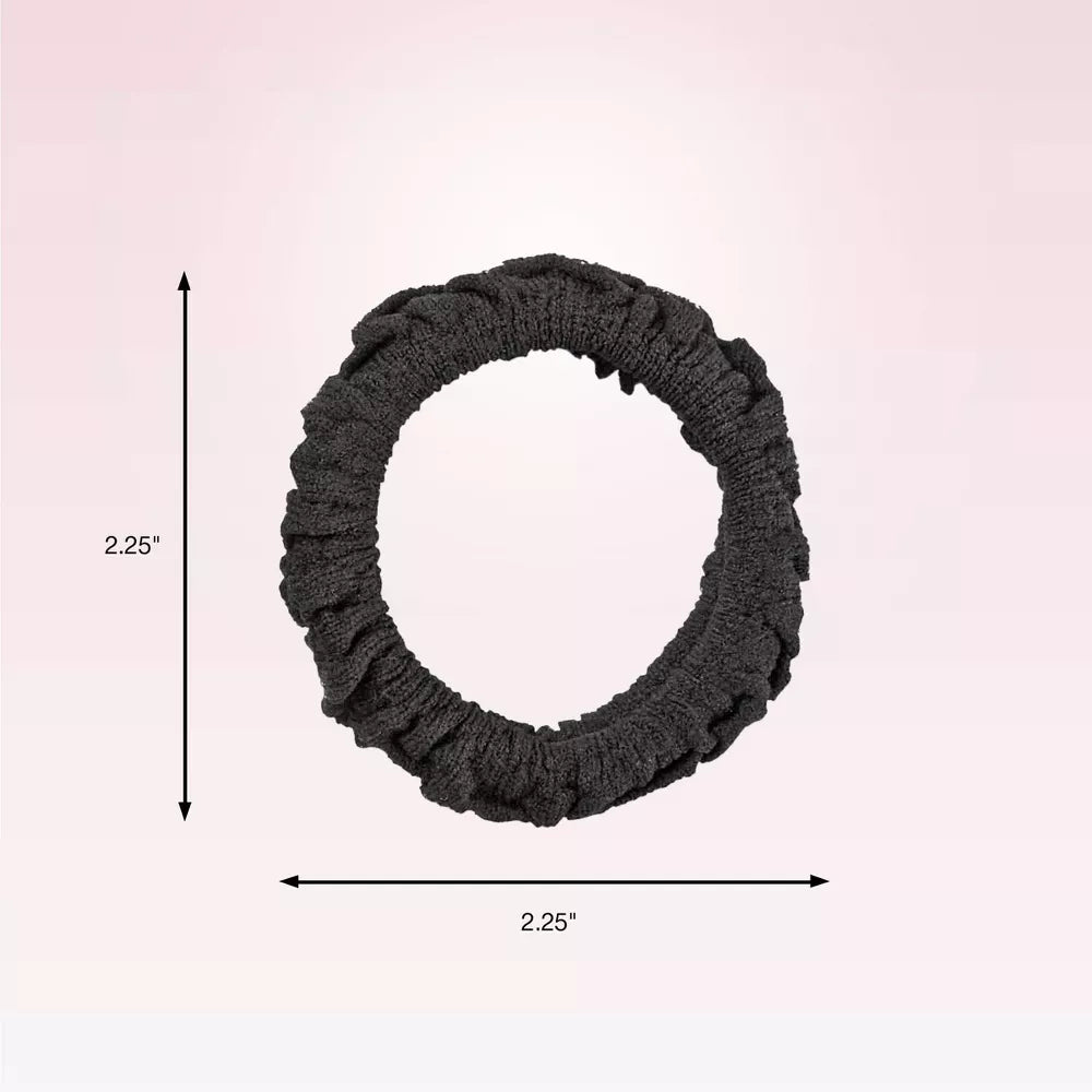 scünci The Unbreakable Collection All Hair Comfy Ponytailers - Black, 8 count-043194103133-LR-354162-2-LR eShop