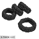 scünci The Unbreakable Collection X-Thick Comfy Hair Ties - Black, 4 count-043194103164-LR-354160-3-LR eShop