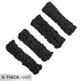 scünci The Unbreakable Collection X-Thick Comfy Hair Ties - Black, 4 count-043194103164-LR-354160-4-LR eShop