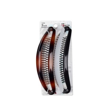 Scünci U Got This Flat Banana Combs, 3 CT-043194146994-LR-321003-1-LR eShop