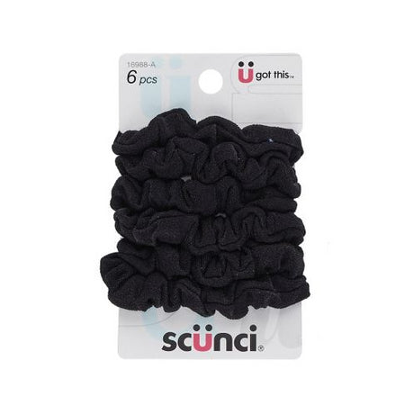 Scünci U Got This Mini Slinky Black Twisters, 6 CT-043194169887-LR-178363-1-LR eShop