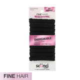 scünci Unbreakable Black Ponytailer for Fine Hair, 10 pack-043194103140-LR-357250-1-LR eShop
