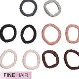 scünci Unbreakable Neutral Comfy Ponytailers for Fine Hair, 10pk-043194103454-LR-357251-4-LR eShop