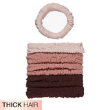 scünci Unbreakable Neutral Comfy Ponytailers for Thick Hair, 6 pack-043194103478-LR-357253-2-LR eShop