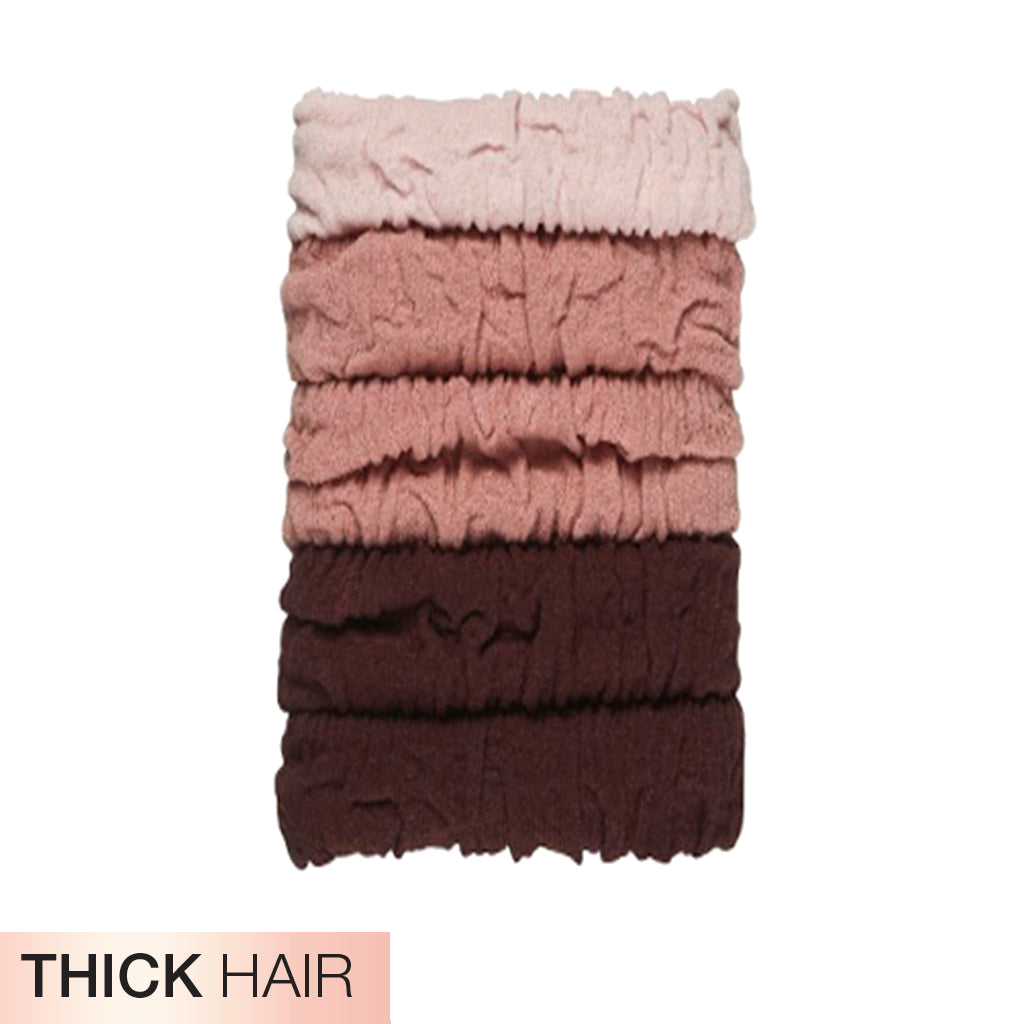 scünci Unbreakable Neutral Comfy Ponytailers for Thick Hair, 6 pack-043194103478-LR-357253-4-LR eShop