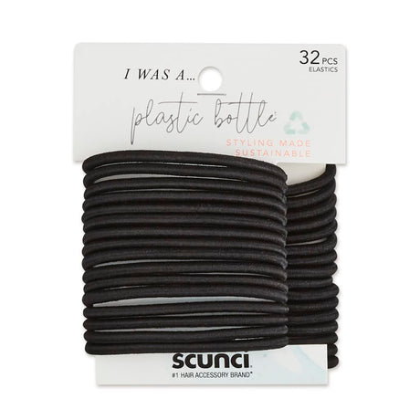 scünci Upcycled Earth-Friendly Conscious Minded Hair Elastics, 32 count-043194691364-LR-344366-1-LR eShop