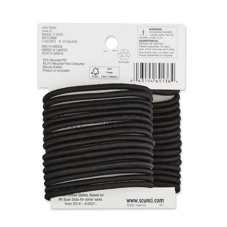 scünci Upcycled Earth-Friendly Conscious Minded Hair Elastics, 32 count-043194691364-LR-344366-2-LR eShop