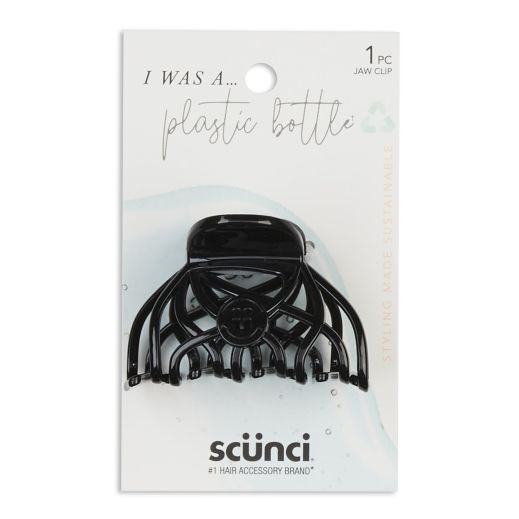 scünci Upcycled Earth-Friendly Jaw Clip - Black-043194352944-LR-341243-1-LR eShop