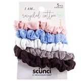 scünci Upcycled Earth-Friendly Recycled Cotton Hair Scrunchies, 5 count-043194353040-LR-342233-1-LR eShop