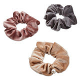 scünci Velvet Scrunchies with Pearl Charm, 3 count-043194107056-LR-358732-3-LR eShop