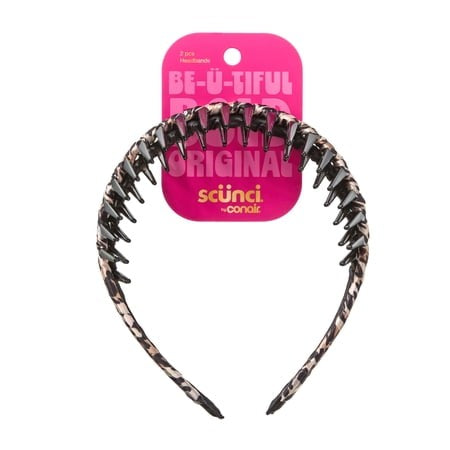 scünci Wrapped Headband - Black and Leopard, 2 count-043194254163-LR-364221-1-LR eShop