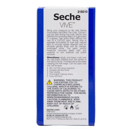 Seche Vive Nail Gel Effect - Top Coat, Clear-809217832431-LR-338847-2-LR eShop