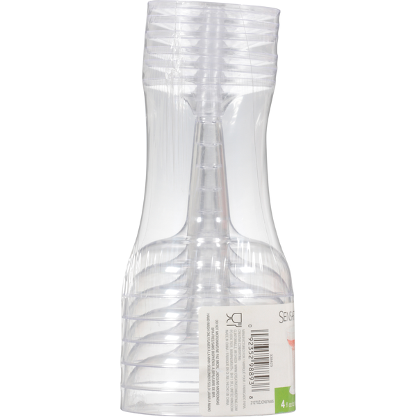 SENSATIONS 4 oz Plastic Champagne Coupe, 6 count-092352988938-LR-361374-3-LR eShop