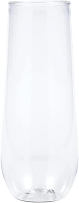 SENSATIONS 9 oz Plastic Stemless Champagne Flute, 4 count-092352988297-LR-354358-2-LR eShop