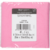 SENSATIONS Beverage Napkins - Candy Pink, 40 count-092352991136-LR-361392-3-LR eShop
