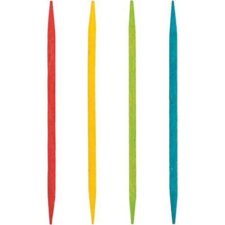 SENSATIONS Colorful Wooden Toothpicks - 2.5 Inch, 200 count-092352988549-LR-354368-2-LR eShop